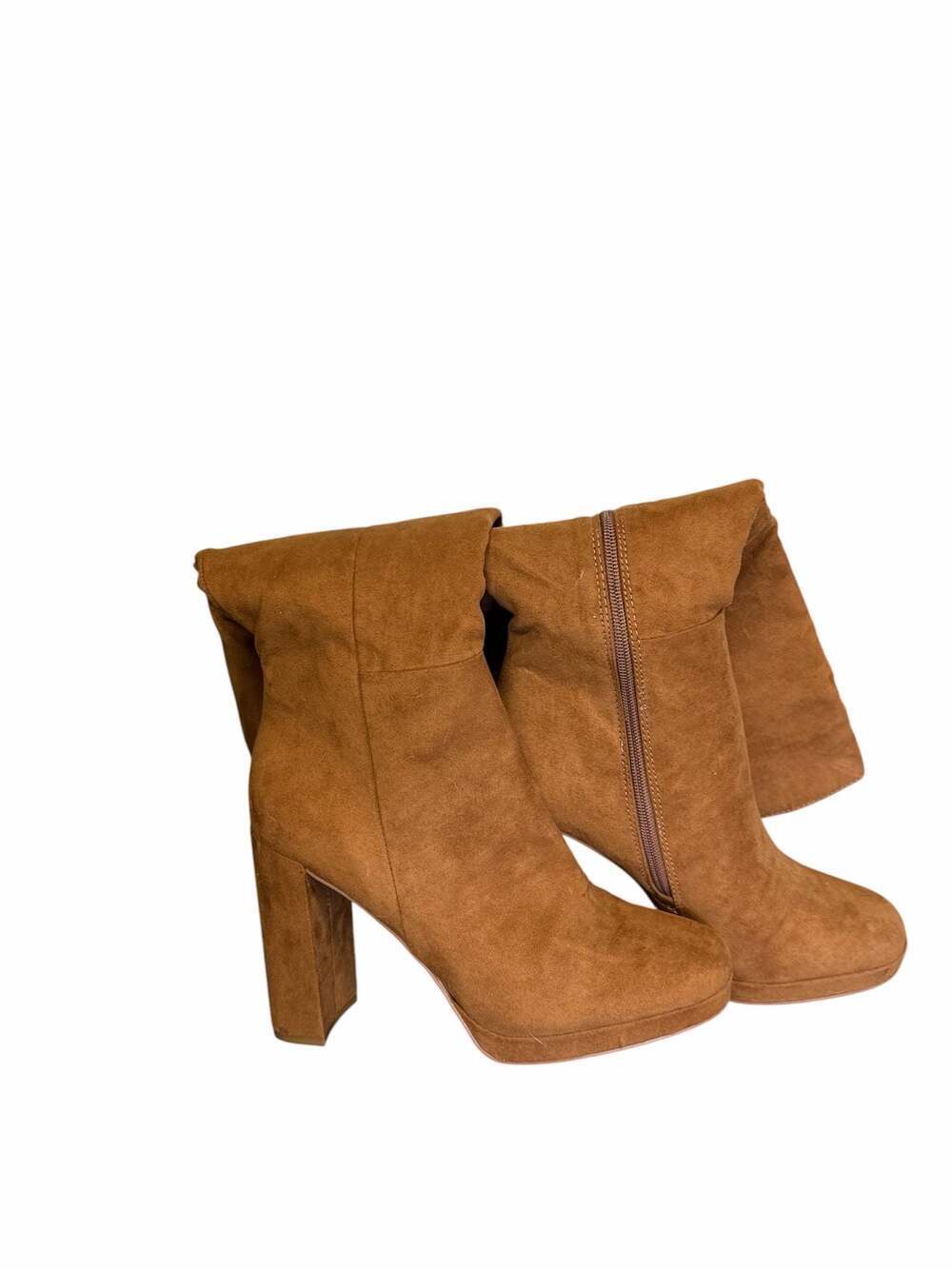Knee-High Boots JF tan suede NWOT
